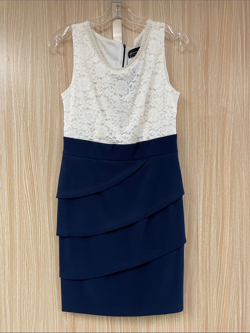 Connected White Dress Size 8P